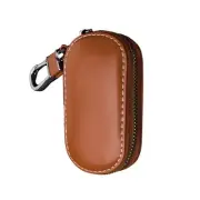 New PU Leather Smart Remote Car Key Zipper Fob Case Cover Auto Accessories