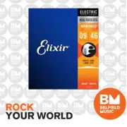 Elixir 12027 Electric Guitar Strings Nanoweb Custom Light 9-46 E-NW-CL - BM