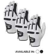 Bionic StableGrip Golf Glove - Mens - 3 Pack Black/White