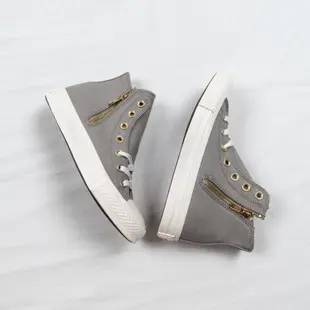 Converse All Star Heartpatch 灰 拉鏈 高筒 休閒運動帆布鞋 男女鞋 5CL299