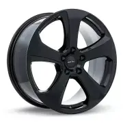 17 Inch Black Alloy Wheel Rim for Volkswagen EuroVan, RTX 82890 17x7.5 5x112 5Lu (for: Volkswagen)