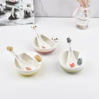 在飛比找ETMall東森購物網優惠-日式hapins可愛貓咪火鍋碗鍋鏟勺子碗立體陶瓷碗家用貓咪圖
