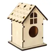 DIY Bird Nesting Box Unassembled Toy for Bird Parrot Parakeets Outdoors