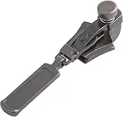 FixnZip Large Black Nickel Universal Zipper Repair Kit - See Size Guide - For Jackets, Luggage, Bags, Backpacks - Instant Fix - Made in The USA