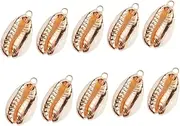[DOITOOL] Shell Jewelry Accessories Seashells Charms Natural Cowrie Shells Necklaces for Women For Jewelry Making Conch Shell Beads Conch Beads Shell Ornaments Necklace for