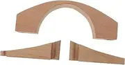 ORFOFE 1pc Wooden Train Track Bridge Expandable Railway Accessory for Safe and Fun Addition to Train Enhances Imagination and Creativity Present