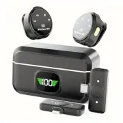 Lavalier Wireless Microphone for iPhone/Camera/PC/Laptop,Lightning/USB