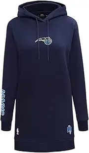 Pro Standard Womens NBA Classic Chenille Brushed Back French Terry Hoodie Dress