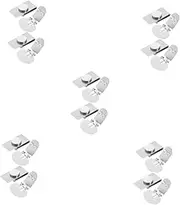 [BESPORTBLE] Magnetic Tie Clip Tie Collar Bar Pin Stainless Tie Clip Silver Steel