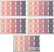 5 Sheets Bible Index Stickers Bible Supplies Bible Index Tabs for Sturdy Bible Accessories Bible Book Tabs Bible Study Tabs Bible Index Book Tabs Mini Bible Tabs Page Tabs Paper