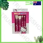 Hello Kitty Makeup Brush Set – 4-Piece Set for Powder, Contour & Eyeshadow, Ages