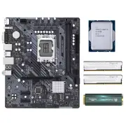 ASROCK Motherboard B660M-HDV DDR4- 16GB(8*2) 3200MHz i5-12400 PCIE 4.0 500G SSD