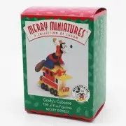 DISNEY Goofy's Caboose - 1997 Hallmark Merry Miniatures Christmas - SEALED