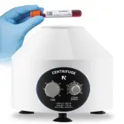 Electric Centrifuge Machine Desktop Lab Benchtop Centrifuges with Timer & Spe...