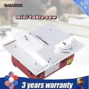 Mini Sliding Table Saw Household Woodworking DIY Hobby Model Cutting Bench Saw