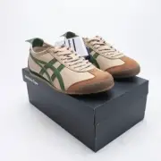 Onitsuka Tiger MEXICO 66 Sneakers Unisex Skateboarding BEIGE/GRASS GREEN