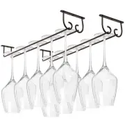 Wine Glass Rack, Wine Glass Holder Under Cabinet, Stemware Rack Hanger Storag...
