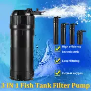 Aquarium Fish Tank Internal Filters with UV Steriliser Clarifier Pump All in One