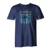AFL North Melbourne Kangaroos Men's Retro Logo T-Shirt - Sizes S - 2XL