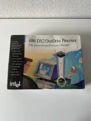 Intel i486 DX2 OverDrive Processor early date Very Rare Vintage CPU Sealed New