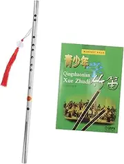 UPKOCH Stainless Steel Dizi Flute Tuning for Beginners Beginners Flute Authentic Chinese Sound
