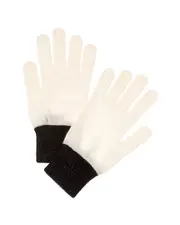 Brodie Cashmere Lurex Cuff Cashmere Gloves