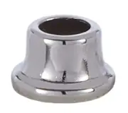 B&P Lamp 1/2 Inch Stamped Steel Nut in Nickel