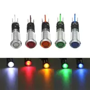 12V 8mm LED Panel Pilot Dash Warning Light Car Truck Boat Motorcycle Marine Lamp 29 BLUE