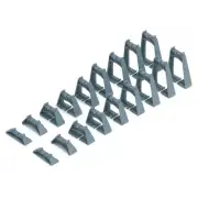 Hornby HO/OO Scale Elevated Track Support Set