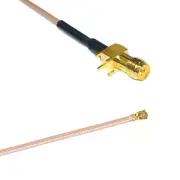 RG178 RP-SMA Female PCB to IPX U.FL Coax RF Cable USA-Ship