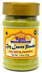 Rani Bay Leaf (Leaves) Powder 2.4oz (70g) PET Jar