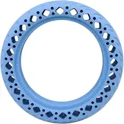 LUNCHS Rubber Solid Tire Compatible with Xiaomi 3 Compatible with Mijia M365 Electric Scooter Shock Absorber Damping Tyre Compatible with Pro Pro2 1S 8 1/2 Tubeless 8.5"(1pcs Blue)