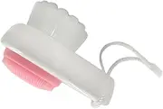 NULYLU Silicone Facial Cleansing Brush Manual Exfoliating Tool with Soft Silicone Bristles for Deep Cleansing Ergonomic Handle for Daily Skin Care for Removing Dirt and Blackheads