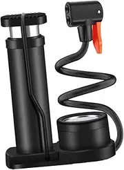 Abaodam Multi Functional Manual Pump for Cars and Motorcycles Portable Foot Tire Inflator with Pressure Gauge Up to Psi for Emergency Use Lightweight and Durable Design