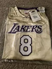 Authentic Kobe Bryant LA Lakers Mitchell & Ness NBA Jersey XL XLarge Gold NWT