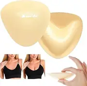 [Haokelai] Push Up Pads, 2025 Upgrade Adhesive Bra Push Up Pads, Double-Sided Adhesive Push Pads, Bra Pads Self-Adhesive Nipple Cover for Women's Bikini, Swimsuit, Wedding Dress, 1, 1