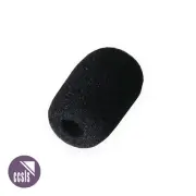 BravoPro Black Foam Windsock for 6mm Lavelier or Headworn Microphone