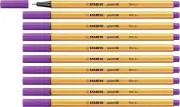 Fineliner - STABILO point 88 Box of 10 Lilac