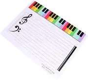AUTSUPPL Rewritable Music Notation Whiteboard Home School Classroom Tool White Board Music Teaching Boards
