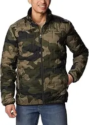 [Columbia] Men's Delta Ridge Down Jacket, Cypress Mod Camo Print, L