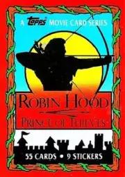 ROBIN HOOD PRINCE OF THIEVES (55 CARD & 9 STICKERS ) BASE /BASIC SET BY TOPPS