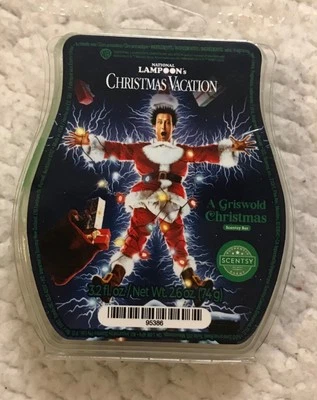 RARE Scentsy National Lampoon's Christmas Vacation A Griswold Christmas Wax Bar