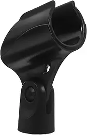 GLSTOY Microphone Clip Holder for Handheld Microphones Type Clamp for Wireless Mics Durable Design Easy Installation Prevents Shaking Dropping