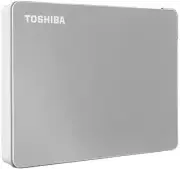 Canvio Flex 2TB Portable External Hard Drive USB-C USB 3.0, Silver for PC, Mac