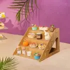 Cake Display Rack 4 Layers Aromatherapy Organizer for Serving Food Veggie