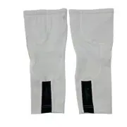 Rapha Knee Warmers Mens S Small White Lightweight Performance Roadwear Cycling