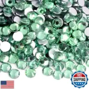 Flatback Rhinestones Round Gems for Nails Art and Crafts 1250Pcs SS20 5mm Gli