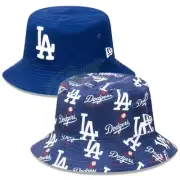 NEW Los Angeles Dodgers Official Team Color Reversible Bucket Hat by New Era