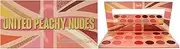 United Peachy Nudes - 21 Pressed Pigment and Shadows Palette by Rude Cosmetics for Women - 0.74 oz Eye Shadow