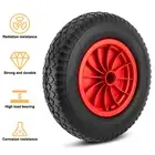 1Pcs 16" 4.80/4.00-8 Solid Tyre Wheel Wheelbarrow Wheels Puncture Proof Tyre
